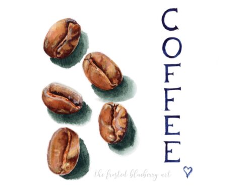 Coffee Bean Illustration
